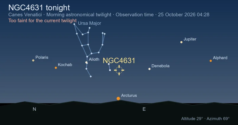 NGC4631 tonight