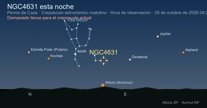 NGC4631 esta noche