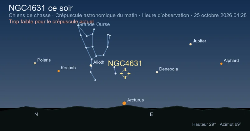 NGC4631 ce soir