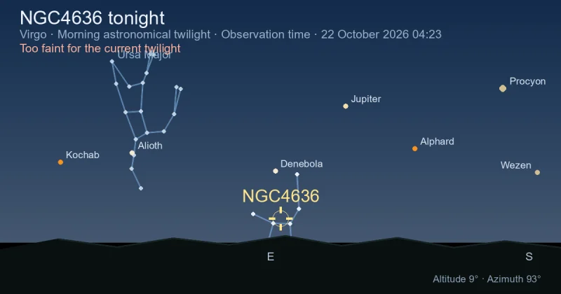 NGC4636 tonight