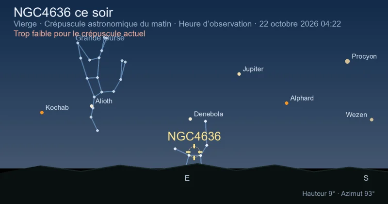 NGC4636 ce soir