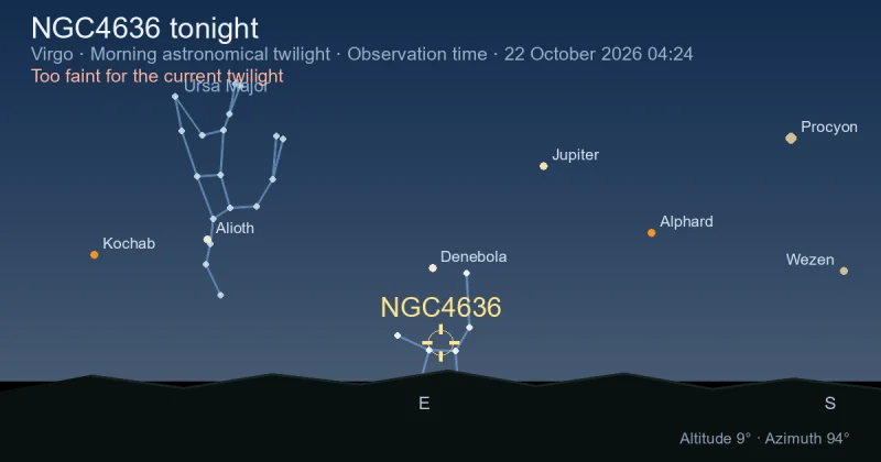 NGC4636 tonight
