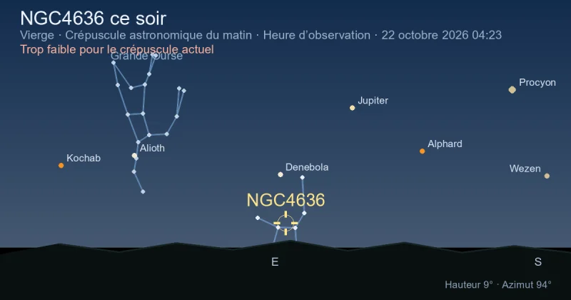 NGC4636 ce soir