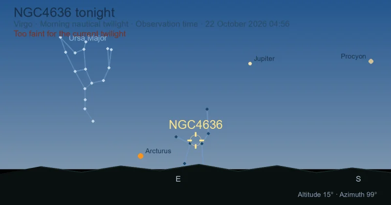 NGC4636 tonight