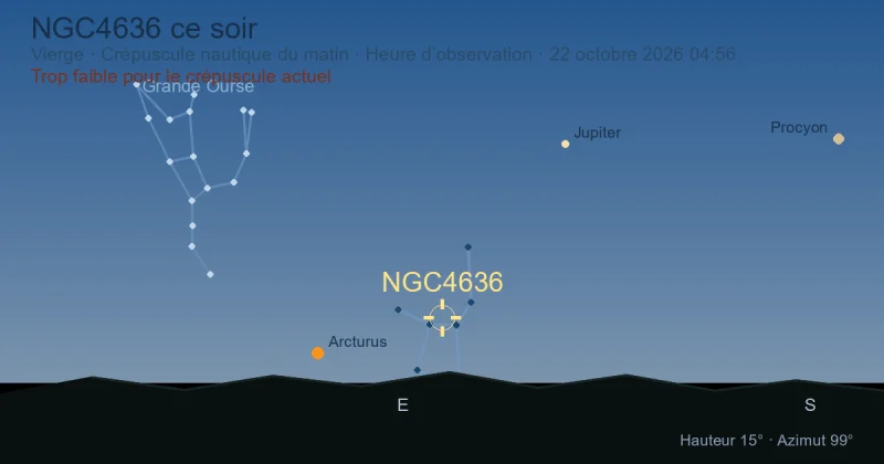 NGC4636 ce soir