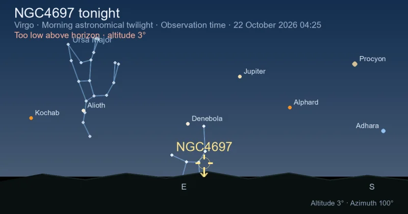 NGC4697 tonight