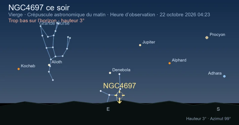 NGC4697 ce soir