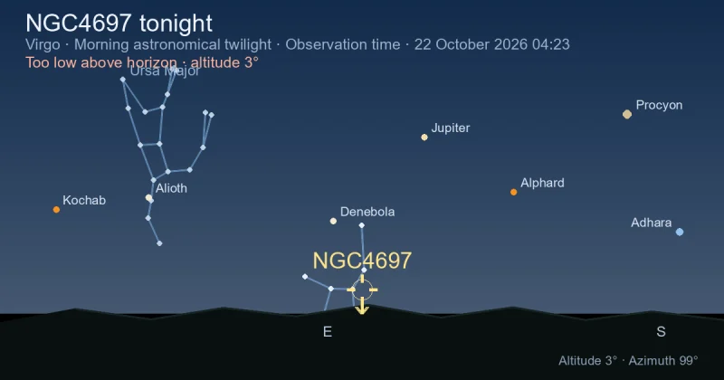 NGC4697 tonight