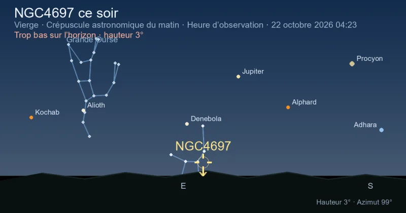NGC4697 ce soir