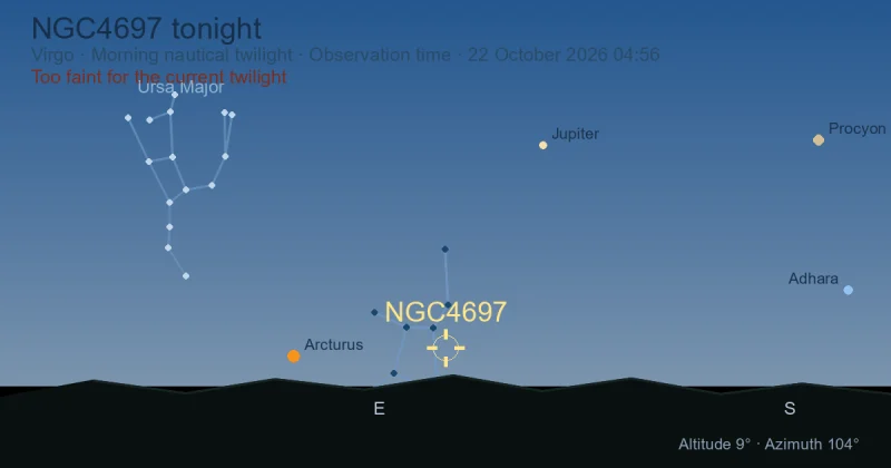 NGC4697 tonight
