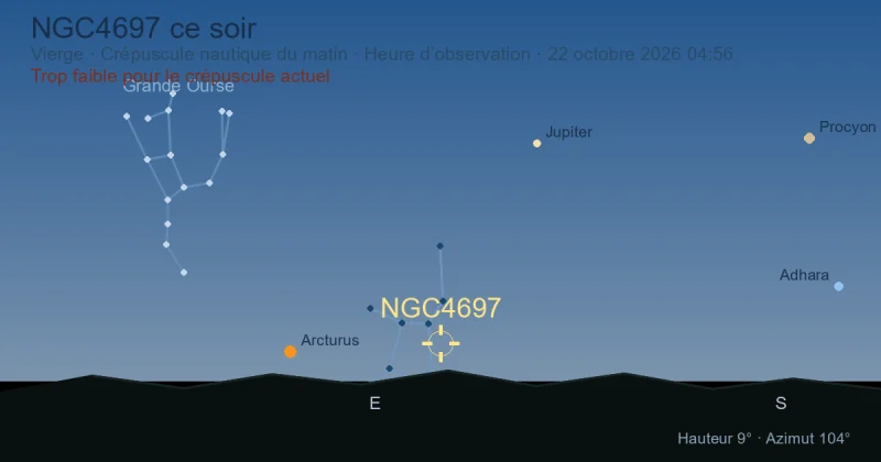 NGC4697 ce soir