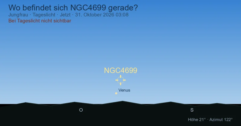 Wo befindet sich NGC4699 gerade?