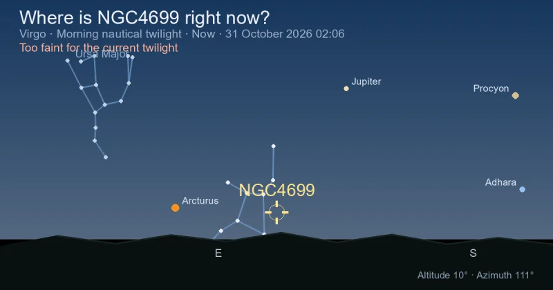 Where is NGC4699 right now?