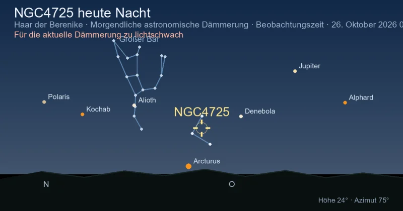 NGC4725 heute Nacht