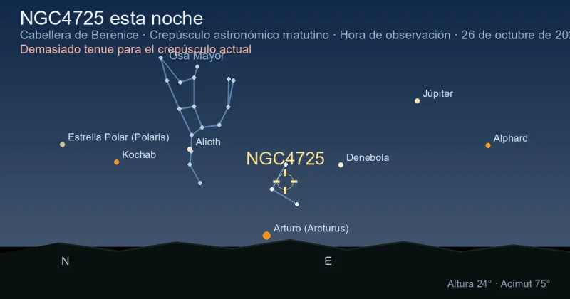 NGC4725 esta noche