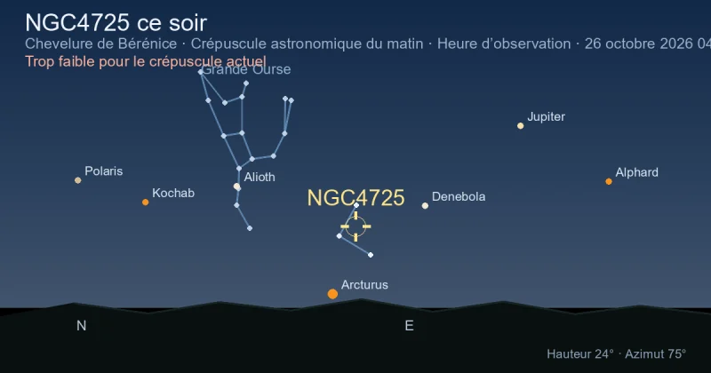 NGC4725 ce soir