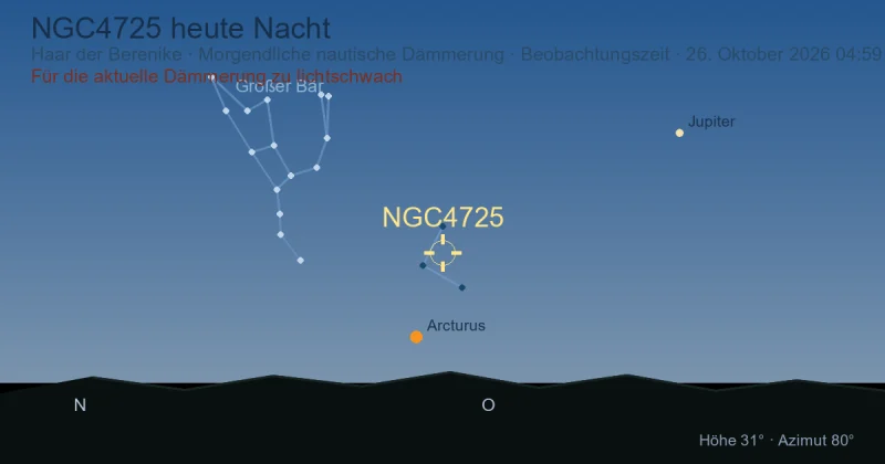 NGC4725 heute Nacht