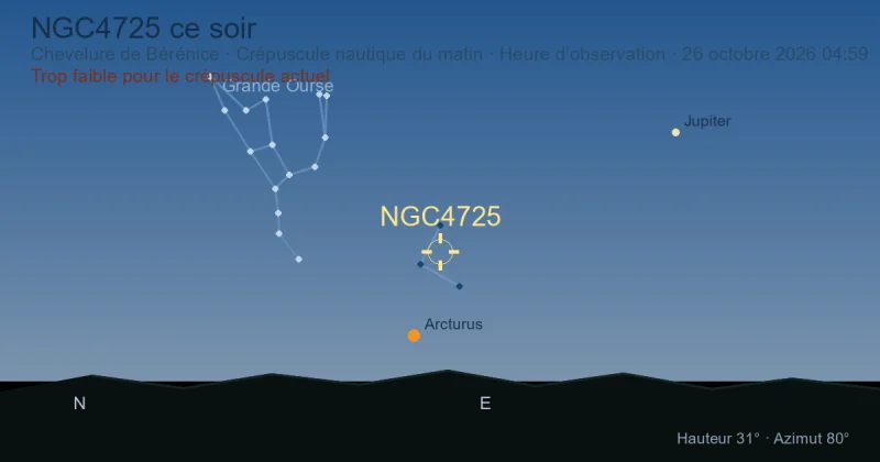 NGC4725 ce soir