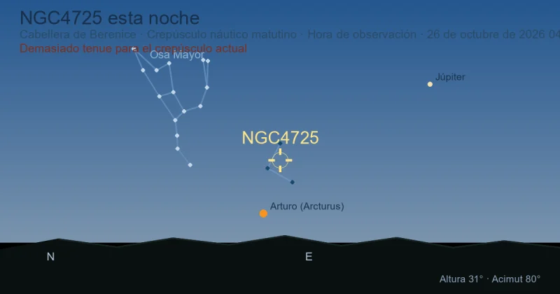 NGC4725 esta noche