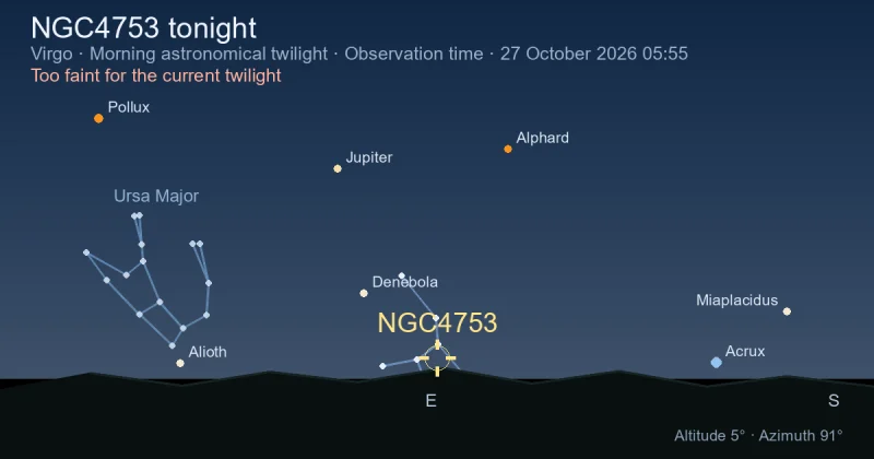 NGC4753 tonight