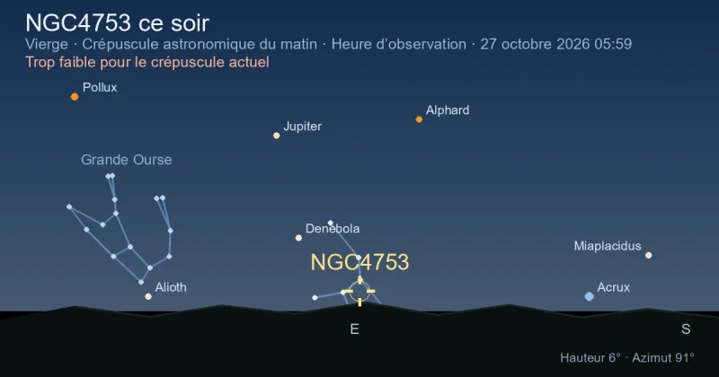 NGC4753 ce soir