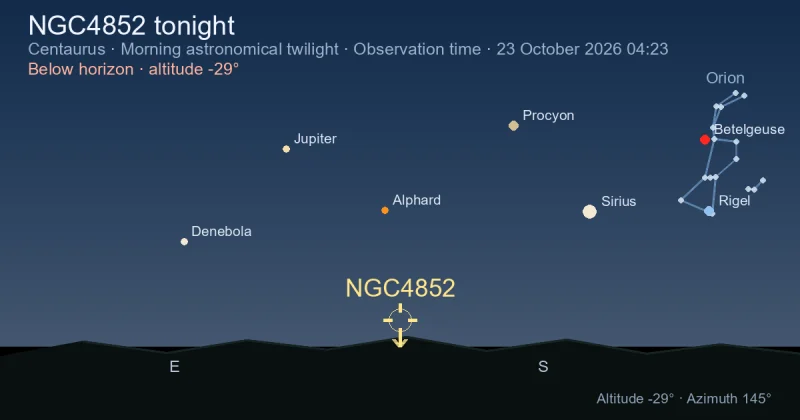 NGC4852 tonight