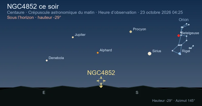 NGC4852 ce soir