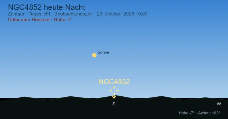 NGC4852 heute Nacht