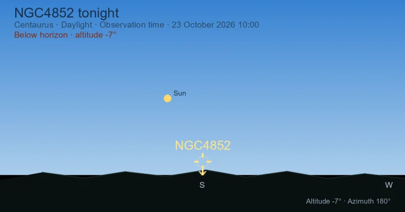 NGC4852 tonight