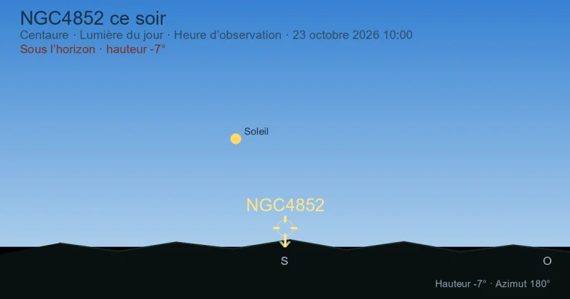 NGC4852 ce soir