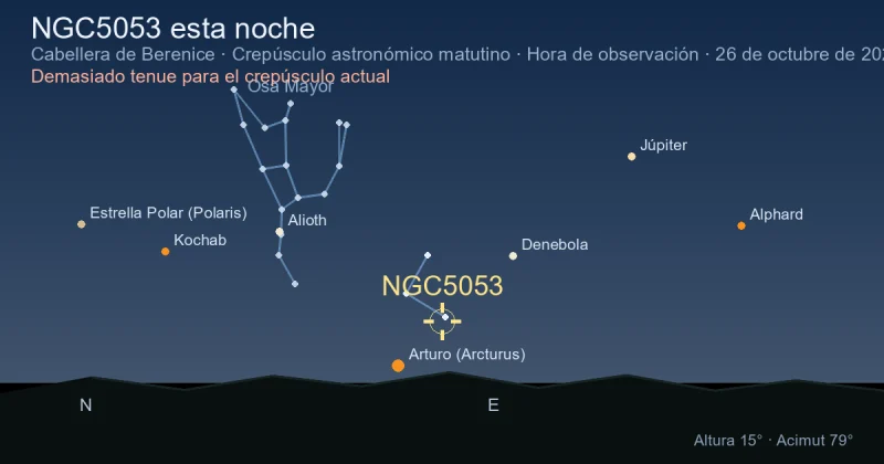 NGC5053 esta noche