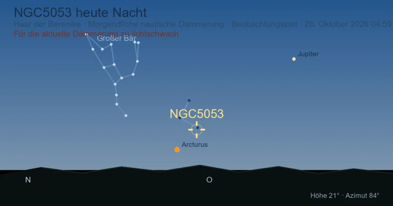 NGC5053 heute Nacht