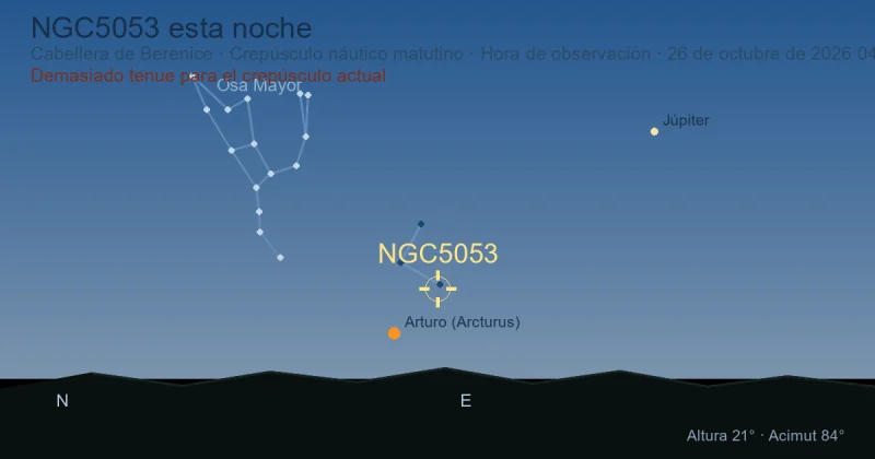 NGC5053 esta noche