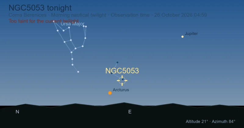 NGC5053 tonight