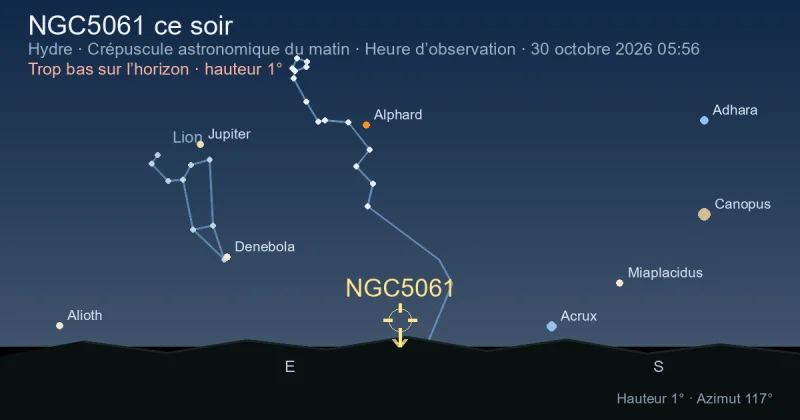 NGC5061 ce soir