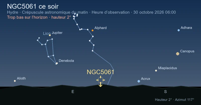 NGC5061 ce soir