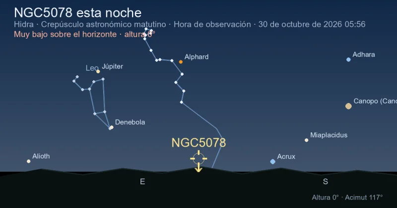 NGC5078 esta noche