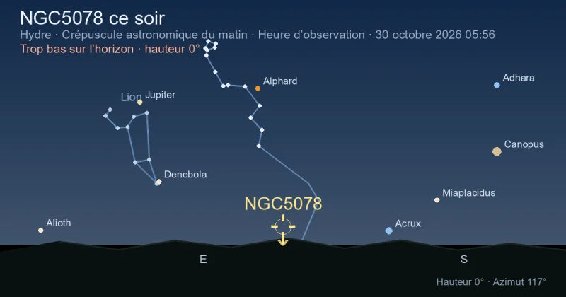 NGC5078 ce soir
