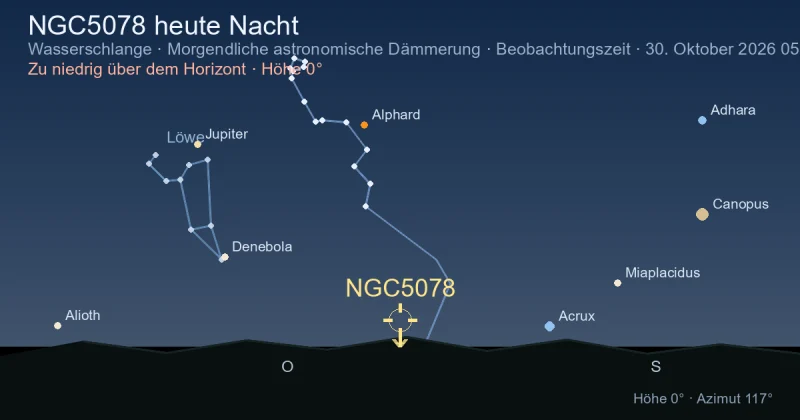 NGC5078 heute Nacht