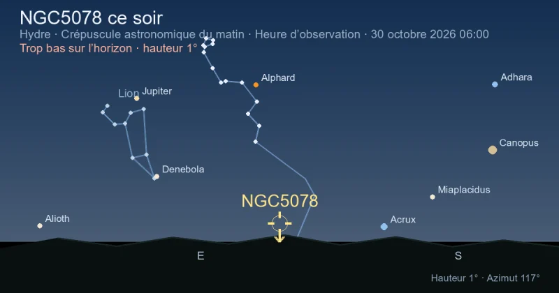 NGC5078 ce soir