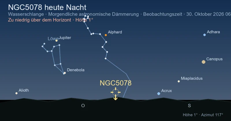 NGC5078 heute Nacht