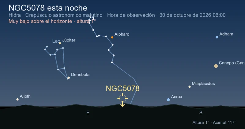 NGC5078 esta noche