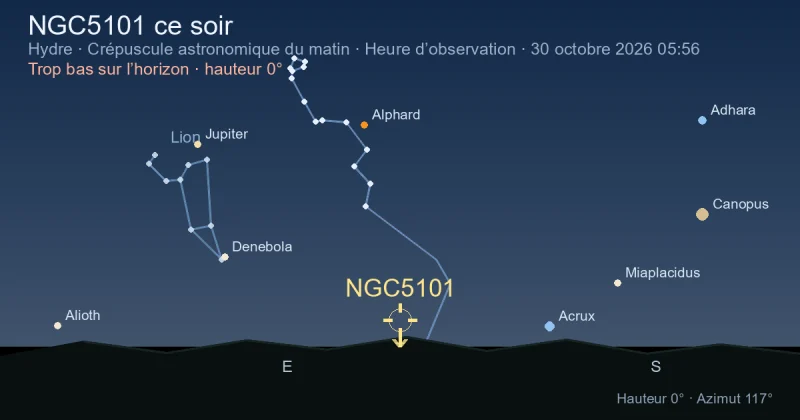 NGC5101 ce soir