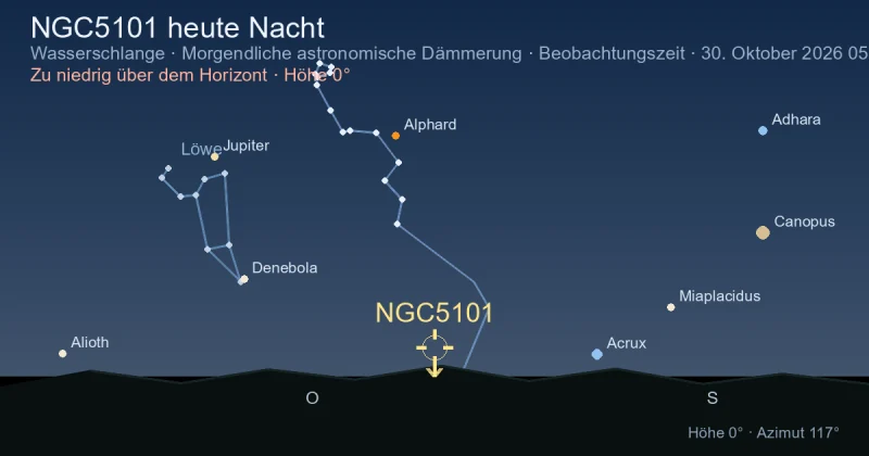 NGC5101 heute Nacht