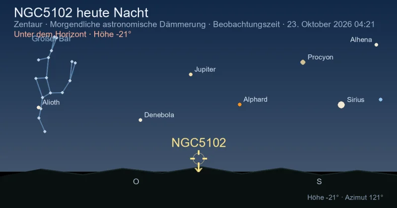 NGC5102 heute Nacht