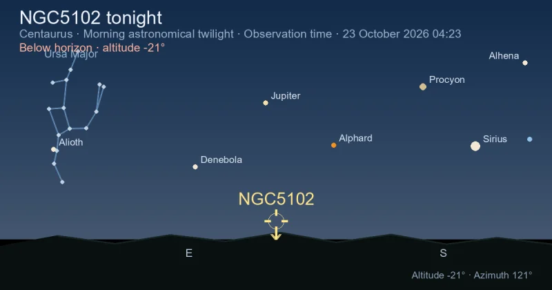 NGC5102 tonight