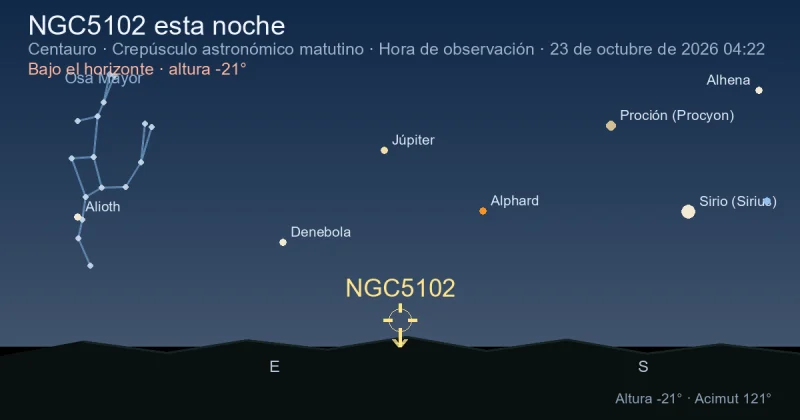 NGC5102 esta noche