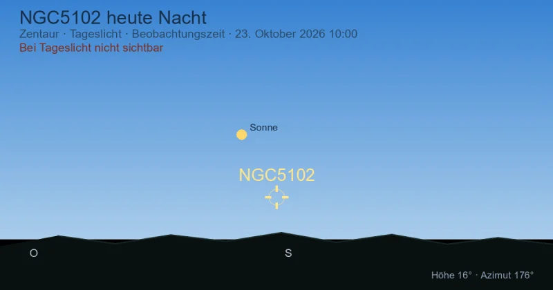 NGC5102 heute Nacht