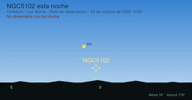 NGC5102 esta noche