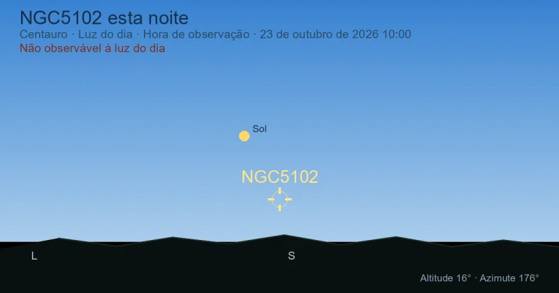 NGC5102 esta noite